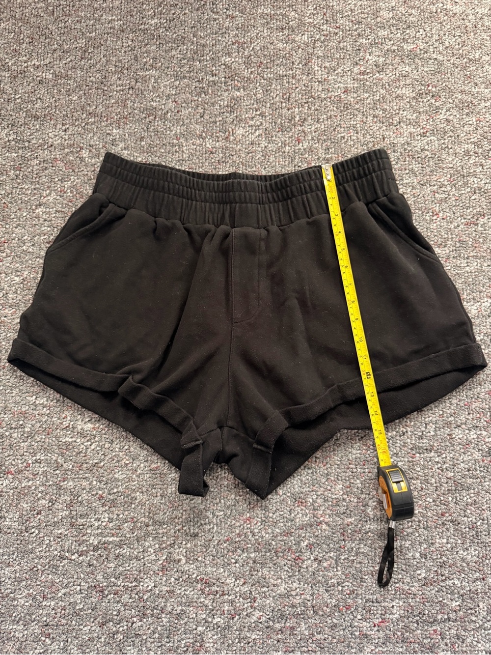 POPFLEX Black Athletic Lounge Shorts